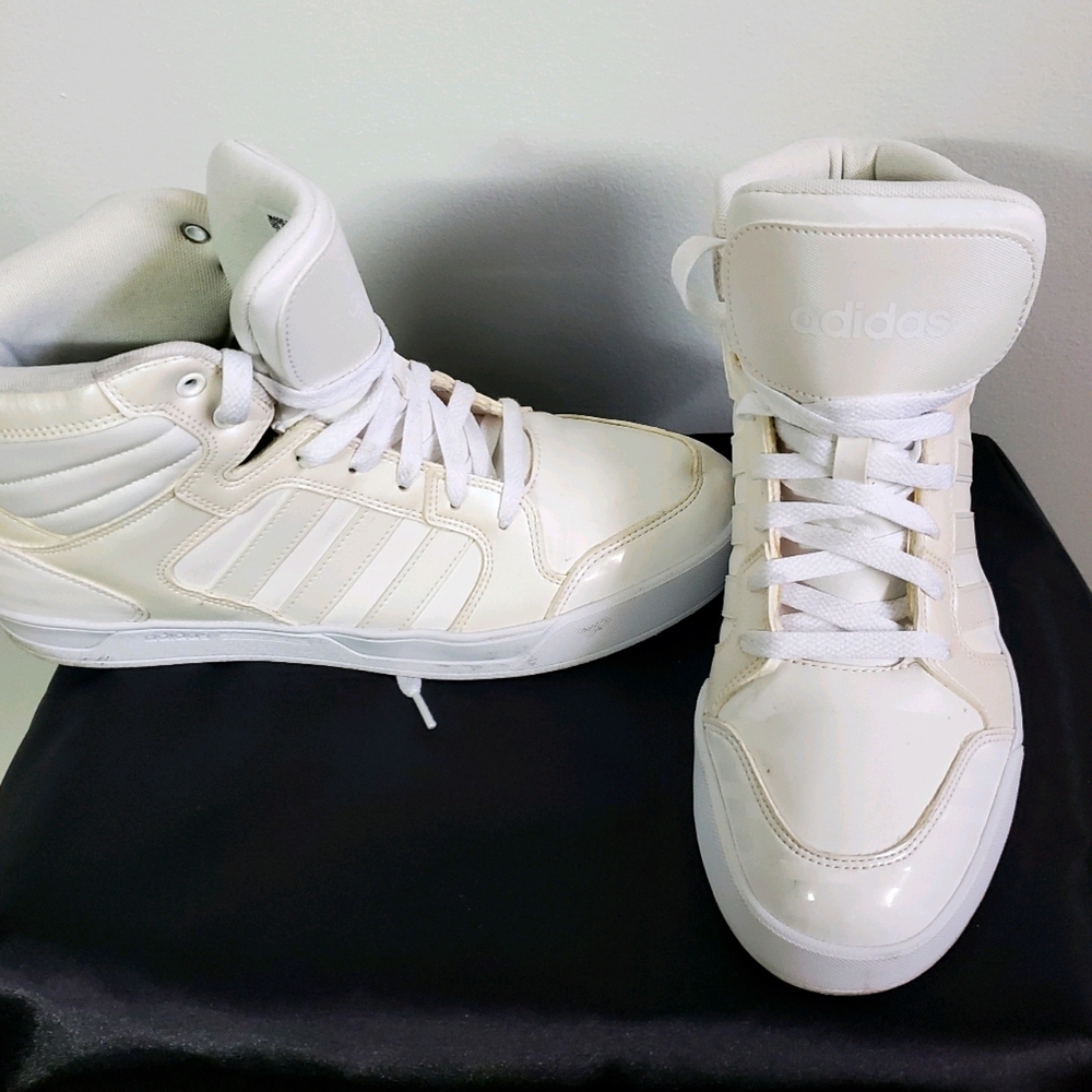 ADIDAS NEO White Hi-top Women Size 11